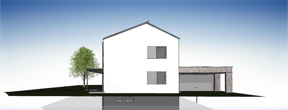 Neubau Einfamilienhauses 03