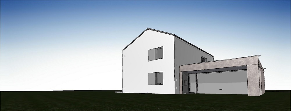 Neubau Einfamilienhauses 04