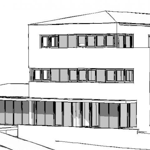 Neubau Wohnhaus Steilhang